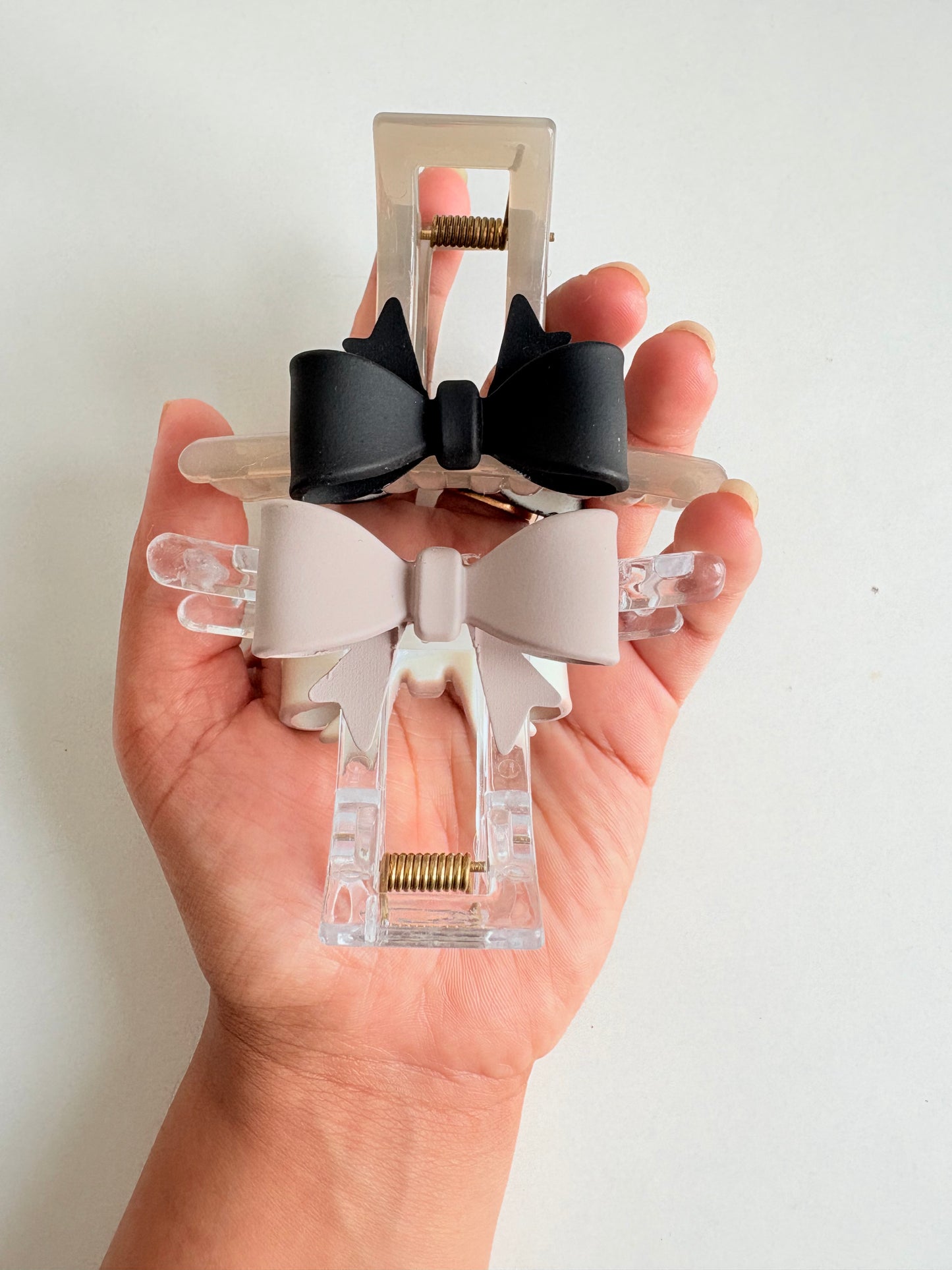 Soft Glam Bow Clip
