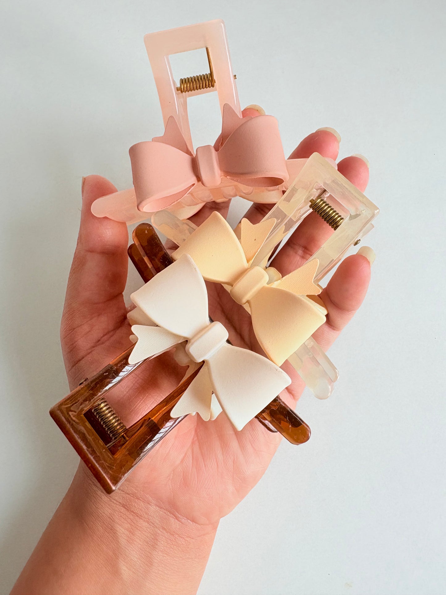 Soft Glam Bow Clip
