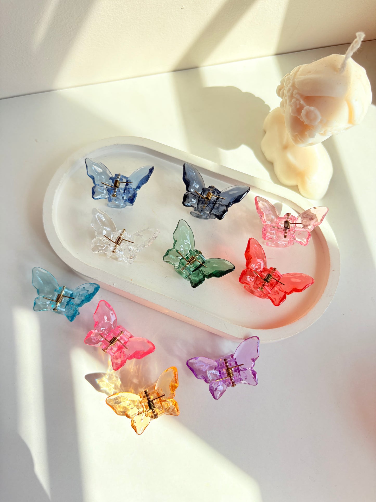 Mini Glass butterflies