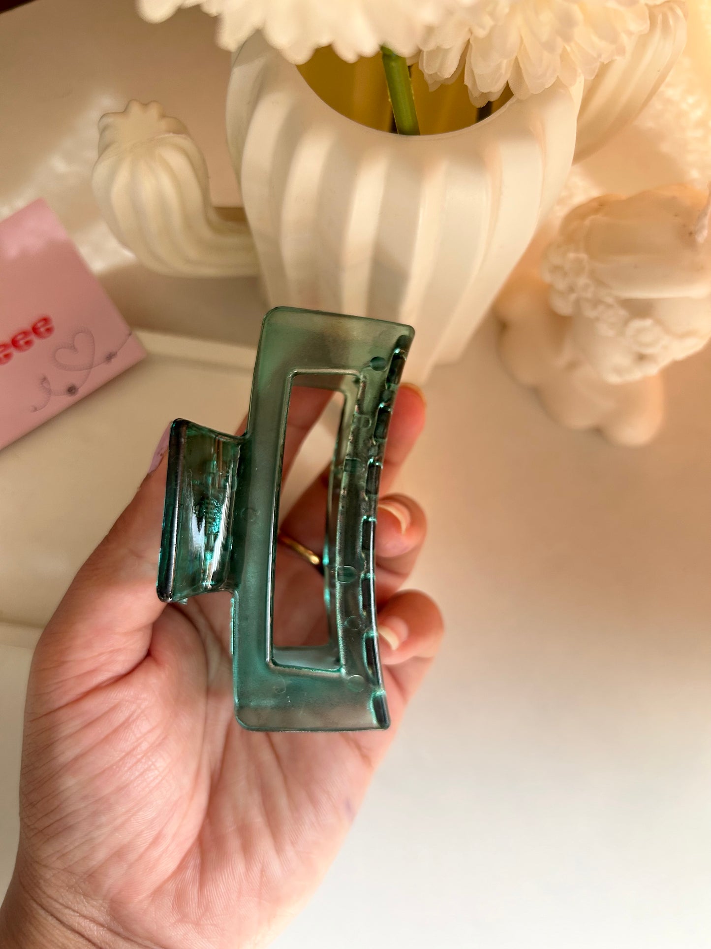 Glass Claw Clip