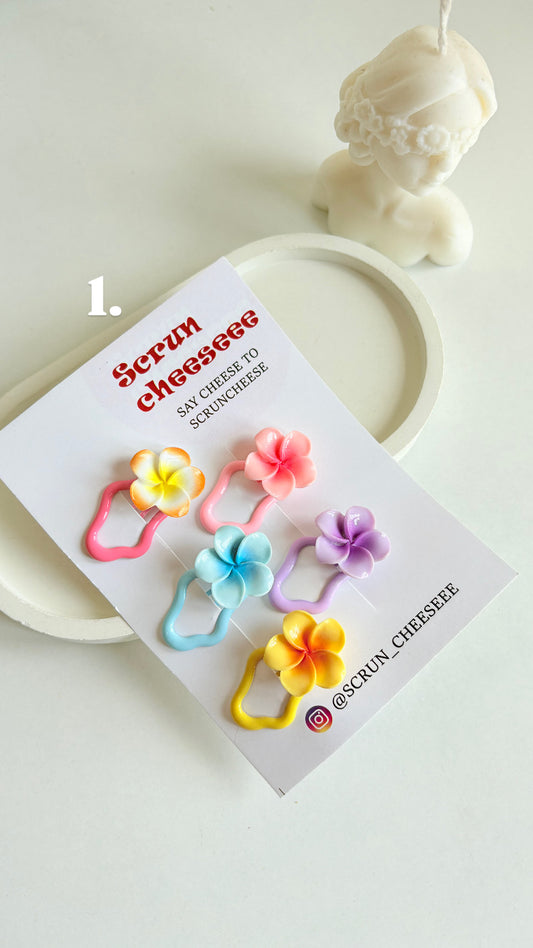 Plumeria Pins