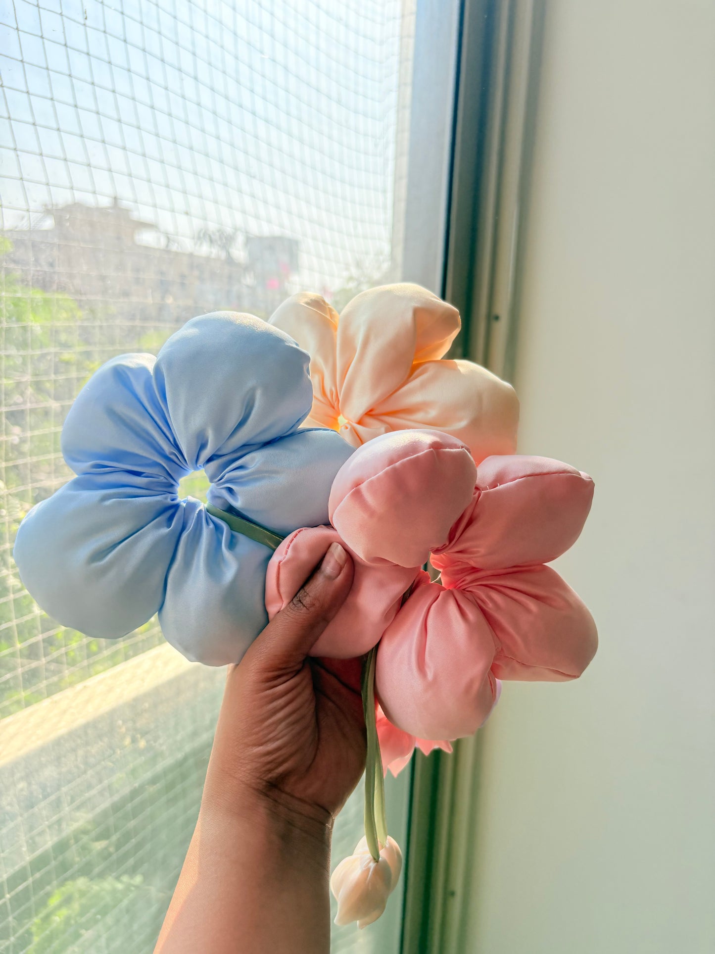 Cushion Flower scrunchie