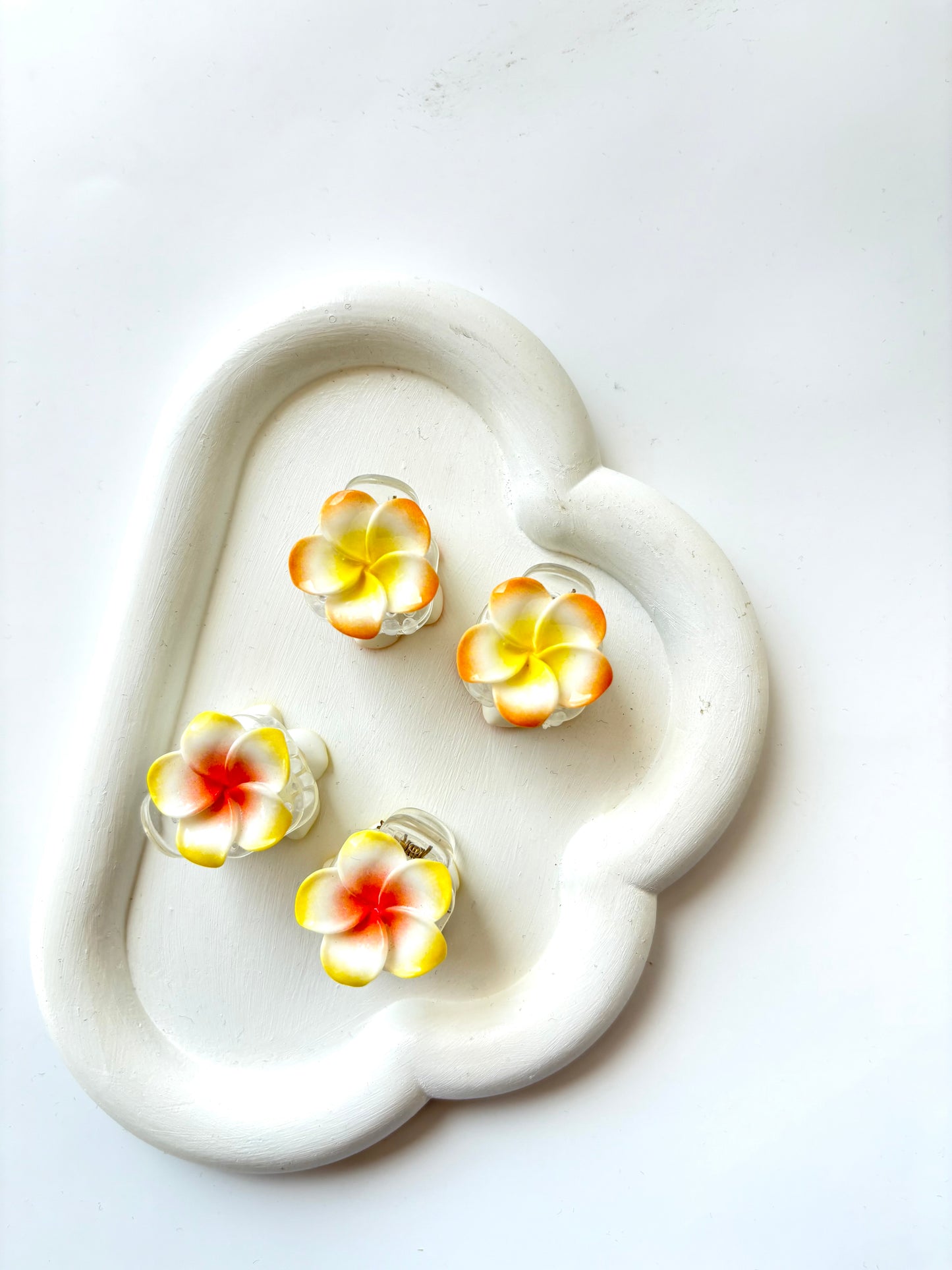 Floral clips (mini) pair of 2 Pins