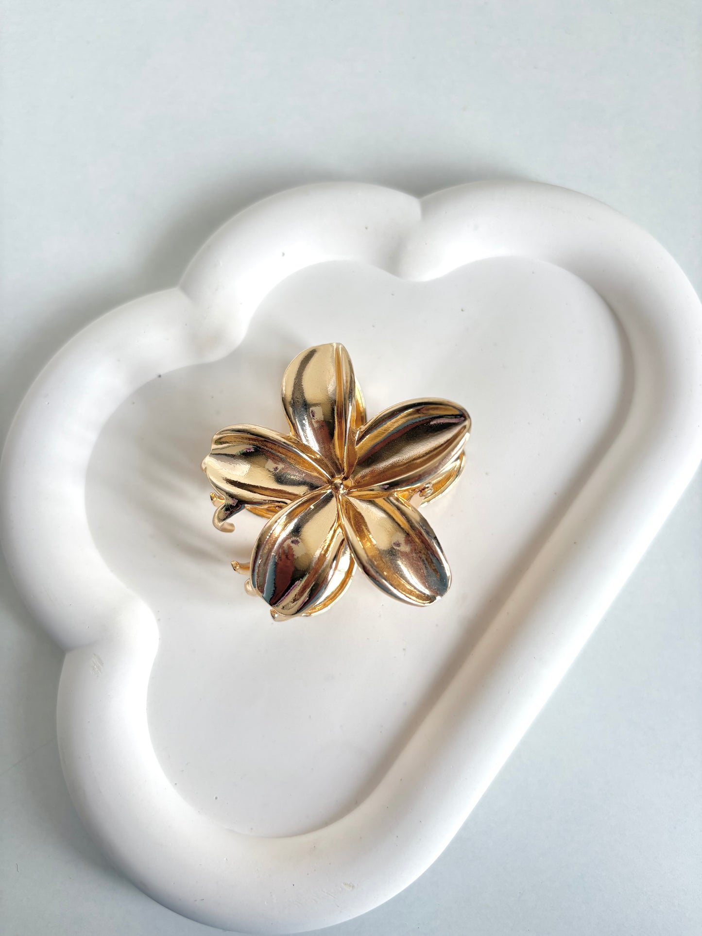Flower Metal claw clip