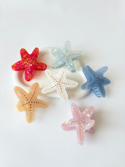Starfish claw clip
