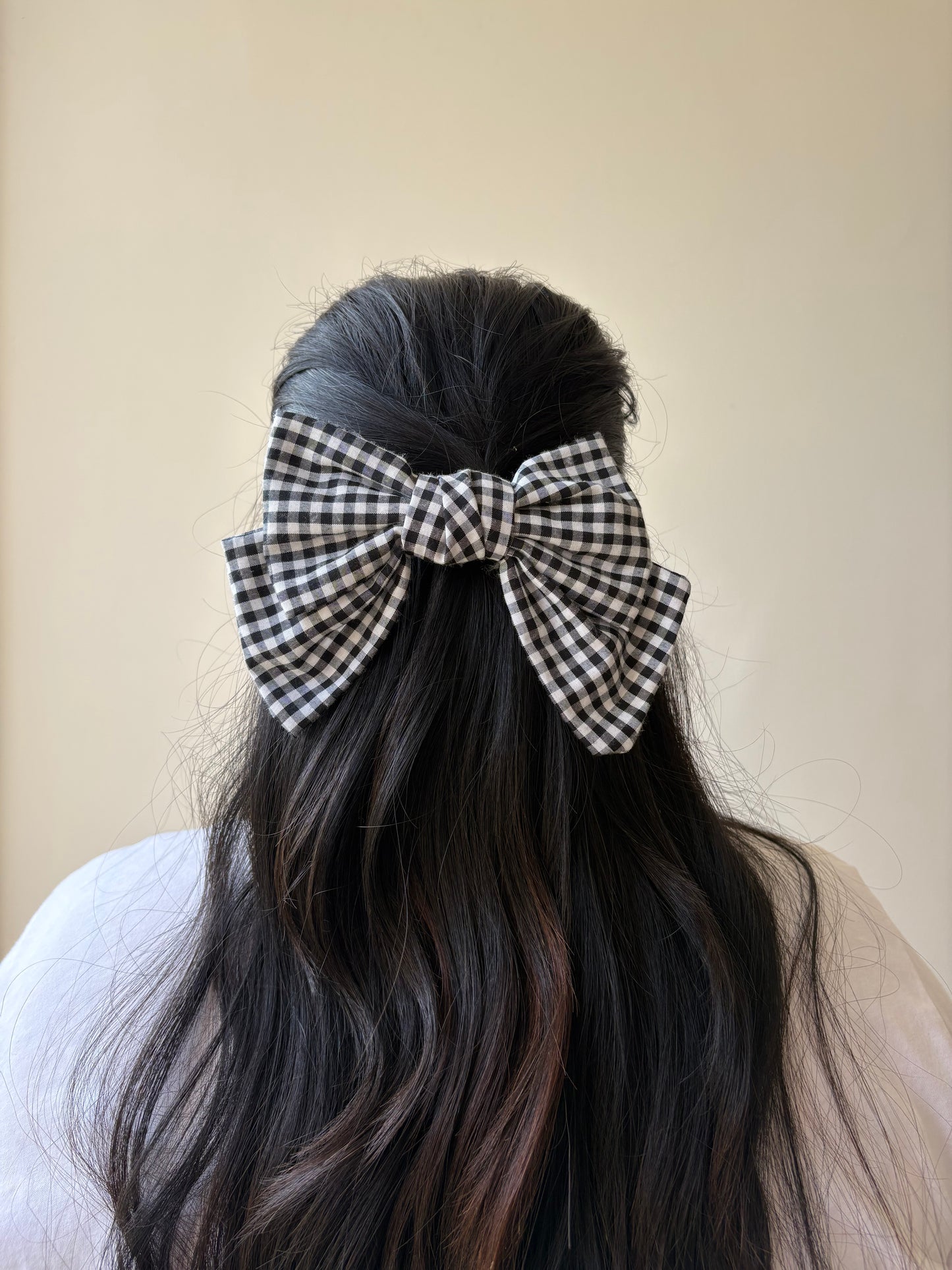 Gingham bows🎀