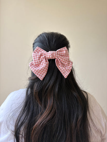 Gingham bows🎀