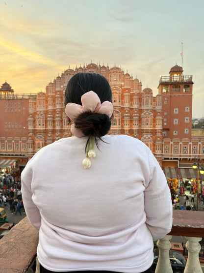 Cushion Flower scrunchie