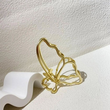 Golden Butterfly claw clip