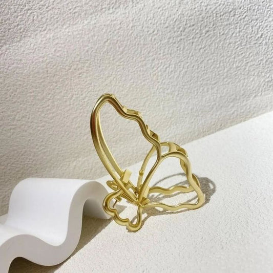 Golden Butterfly claw clip